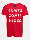 Sam 73 Rotes bedrucktes Mädchen-T-Shirt SAM 73