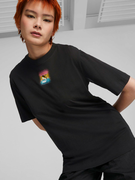 Puma Schwarzes Puma Damen-T-Shirt