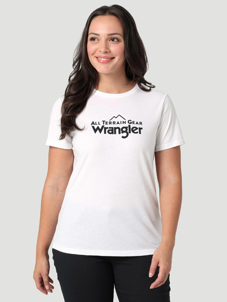 Wrangler Weißes Wrangler Damen T-Shirt