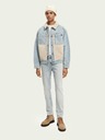 Scotch & Soda Blaue Herren-Isolierjacke aus Jeansstoff Scotch & Soda