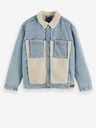 Scotch & Soda Blaue Herren-Isolierjacke aus Jeansstoff Scotch & Soda