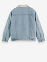 Scotch & Soda Blaue Herren-Isolierjacke aus Jeansstoff Scotch & Soda