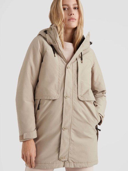 O'Neill Beigefarbener O'Neill Explorer Damen-Parka