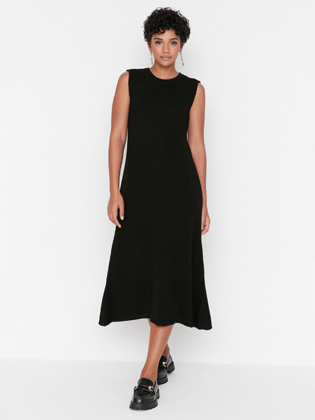 Trendyol Schwarzer Damen Pullover Midi Trendyol
