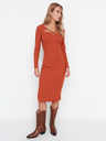 Trendyol Brick Ärmel midi Kleid Trendyol