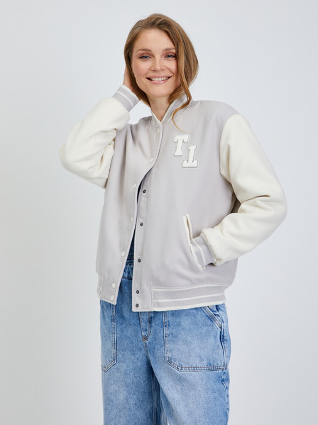 Tom Tailor Denim Hellgrauer Denim-Bomber für Damen von Tom Tailor