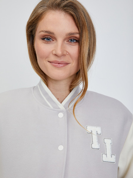 Tom Tailor Denim Hellgrauer Denim-Bomber für Damen von Tom Tailor
