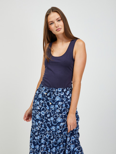 Orsay Dunkelblau Basic-Top von ORSAY