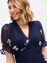 Orsay Dunkelblau geblümtes Kleid von ORSAY