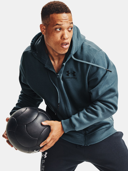 Under Armour Herren-Fleece-Hoodie Under Armour Rival Fleece AMP FZ HD