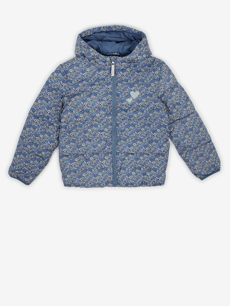 Tom Tailor Blaue Steppjacke mit Blumenmuster für Mädchen Tom Tailor