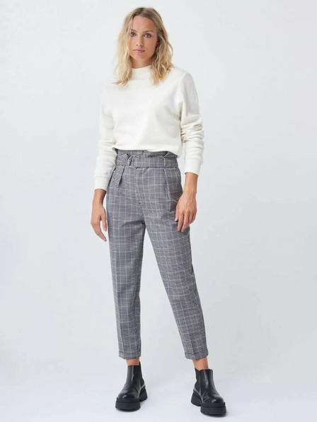 Salsa Jeans Salsa Jeans Grau karierte Cropped-Hose