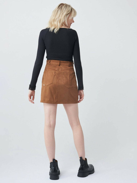 Salsa Jeans Brauner Wildlederminirock Salsa Jeans