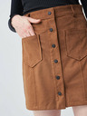 Salsa Jeans Brauner Wildlederminirock Salsa Jeans