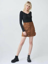 Salsa Jeans Brauner Wildlederminirock Salsa Jeans