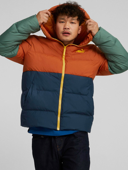 Puma Blaue und braune Puma Herrenjacke