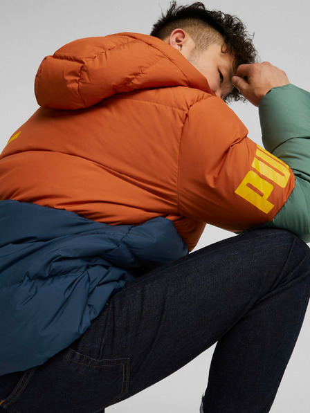 Puma Blaue und braune Puma Herrenjacke