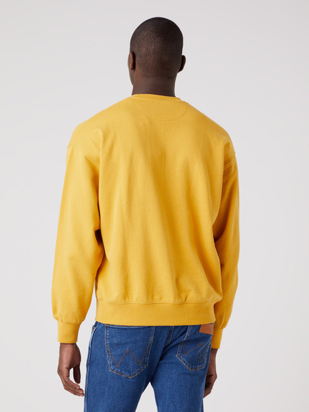 Wrangler Gelbes Wrangler-Sweatshirt für Herren