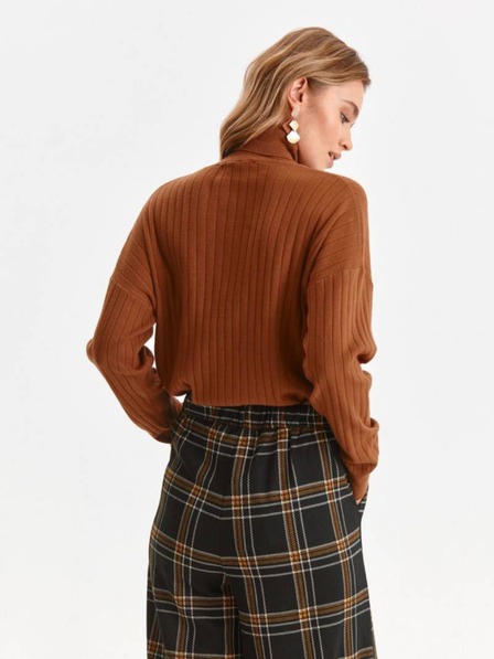 TOP SECRET Brauner Damen-Rollkragenpullover TOP SECRET