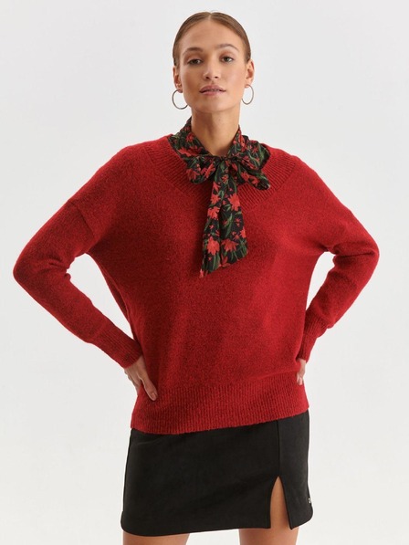TOP SECRET Roter Damenpullover TOP SECRET