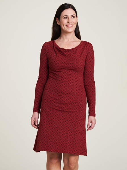 Tranquillo Rot gemustertes Kleid Tranquillo