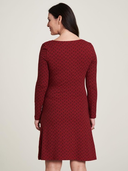Tranquillo Rot gemustertes Kleid Tranquillo