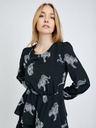 ONLY Schwarz gemustertes Kleid ONLY Tenna