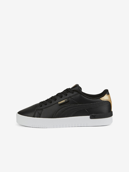 Puma Schwarze Damen Ledersneakers Puma Jada Distressed
