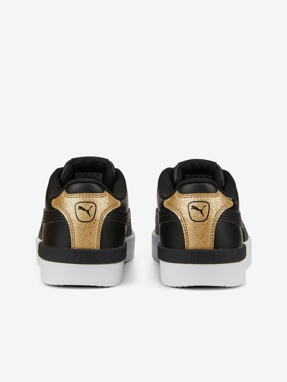 Puma Schwarze Damen Ledersneakers Puma Jada Distressed