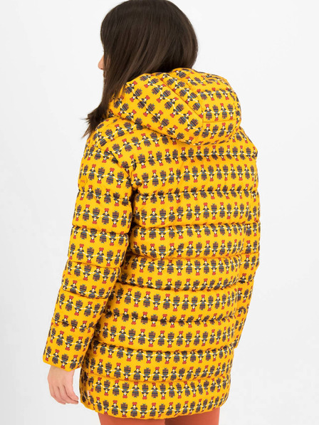 Blutsgeschwister Gelb gemusterte Steppjacke Blutsgeschwister