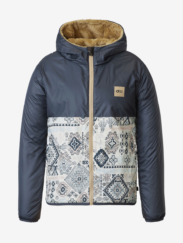 Picture Braune und blaue Damen-Wendekapuzen-Winterjacke Picture Posy