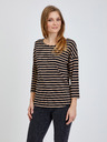 Orsay Schwarz-weiß gestreiftes T-Shirt mit 3/4-Ärmeln von ORSAY