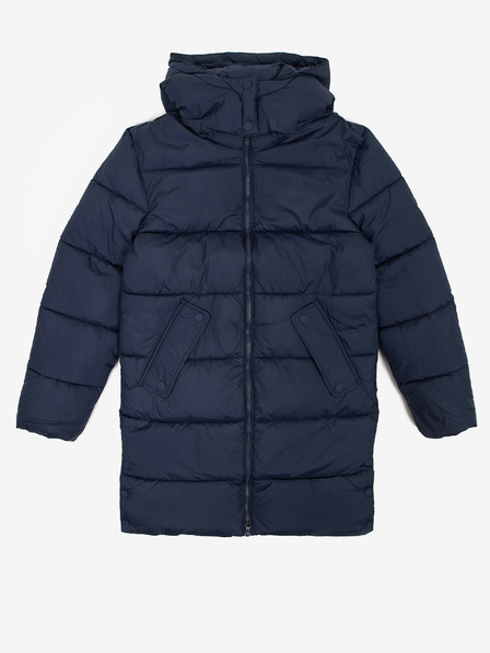 Tom Tailor Dunkelblaue Steppwinterjacke für Mädchen mit abnehmbarer Kapuze Tom Tailor