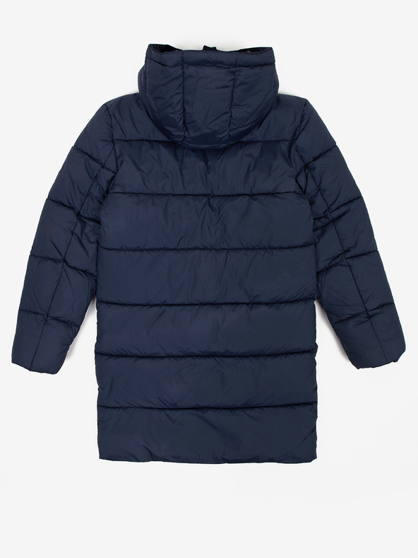Tom Tailor Dunkelblaue Steppwinterjacke für Mädchen mit abnehmbarer Kapuze Tom Tailor