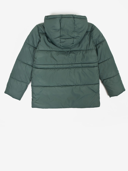 Tom Tailor Grüne Mädchen-Steppwinterjacke mit abnehmbarer Kapuze Tom Tailor