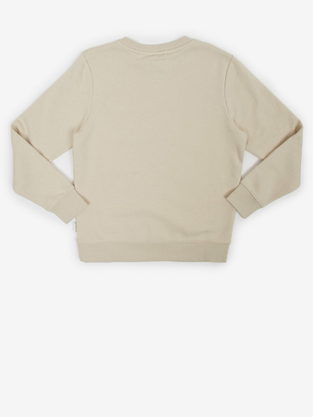Tom Tailor Beigefarbenes Sweatshirt für Jungen mit Tasche Tom Tailor