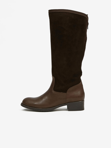 Ojju Dunkelbraune Wildlederstiefel OJJU