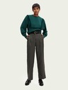 Scotch & Soda Dunkelgrünes Damen-Sweatshirt Scotch & Soda