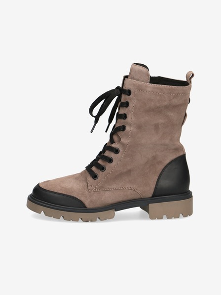 Caprice Braune Damenstiefel von Caprice aus Wildleder