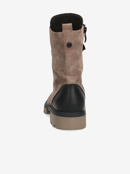 Caprice Braune Damenstiefel von Caprice aus Wildleder