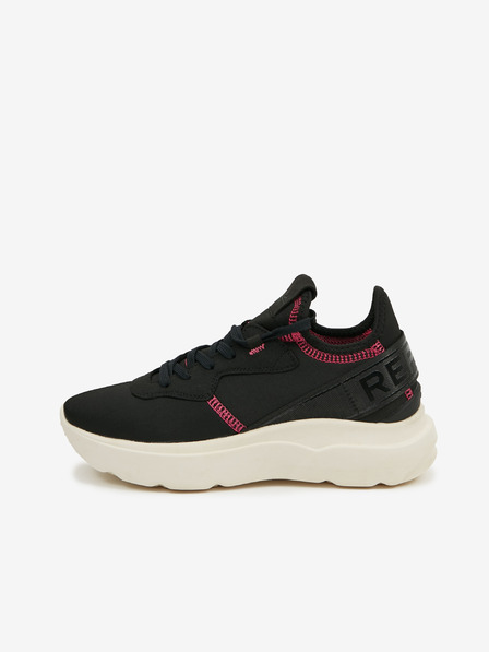 Replay Schwarze Damen Plateau Turnschuhe Replay