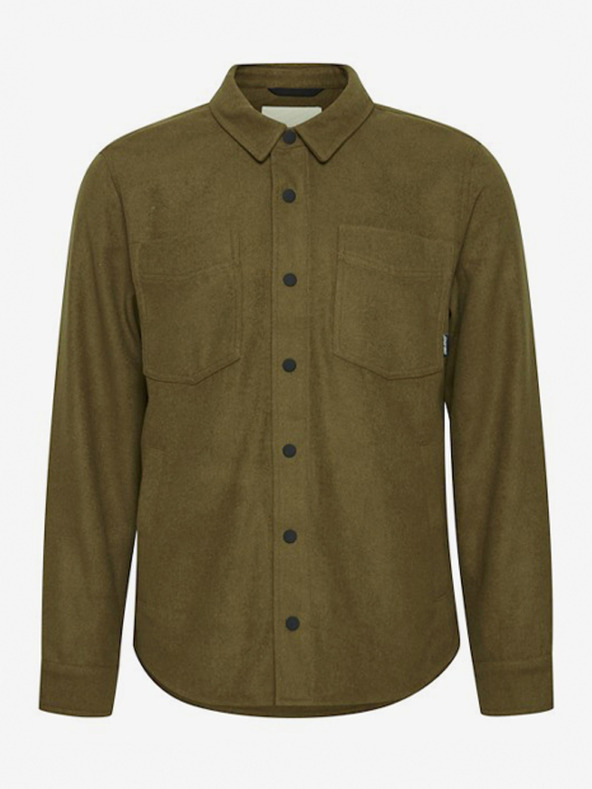 Blend Khakifarbene leichte Hemdjacke Blend