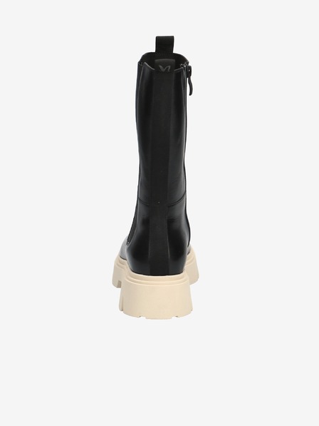 Caprice Schwarze Leder-Chelsea-Stiefel Caprice
