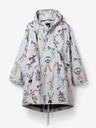 Desigual Hellgrauer Desigual Fele gemusterter Parka für Herren mit abnehmbarem Innenfutter