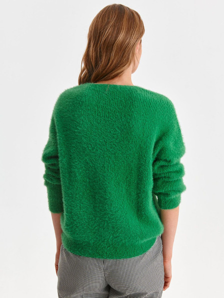 TOP SECRET Grüne Strickjacke TOP SECRET