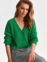 TOP SECRET Grüne Strickjacke TOP SECRET