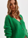 TOP SECRET Grüne Strickjacke TOP SECRET