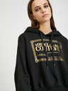 Versace Jeans Couture Schwarzer Damen Versace Jeans Couture Hoodie
