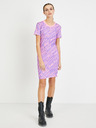 Versace Jeans Couture Versace Jeans Couture hellviolett gemustertes Etuikleid