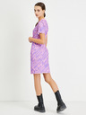 Versace Jeans Couture Versace Jeans Couture hellviolett gemustertes Etuikleid
